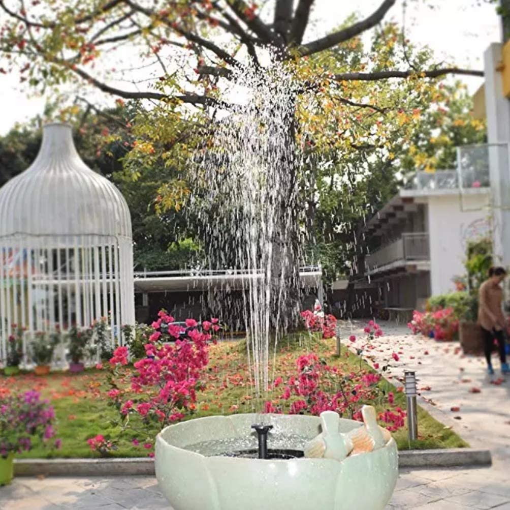 Solar powered fountain pump Outdoor Free Standing floating 1.4W for Bird Bath Garden Pool Pond Patio