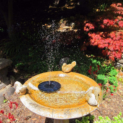 Solar powered fountain pump Outdoor Free Standing floating 1.4W for Bird Bath Garden Pool Pond Patio